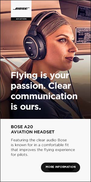Bose - Flying is your passion. Clear communication is ours. Bose A20 aviation headset