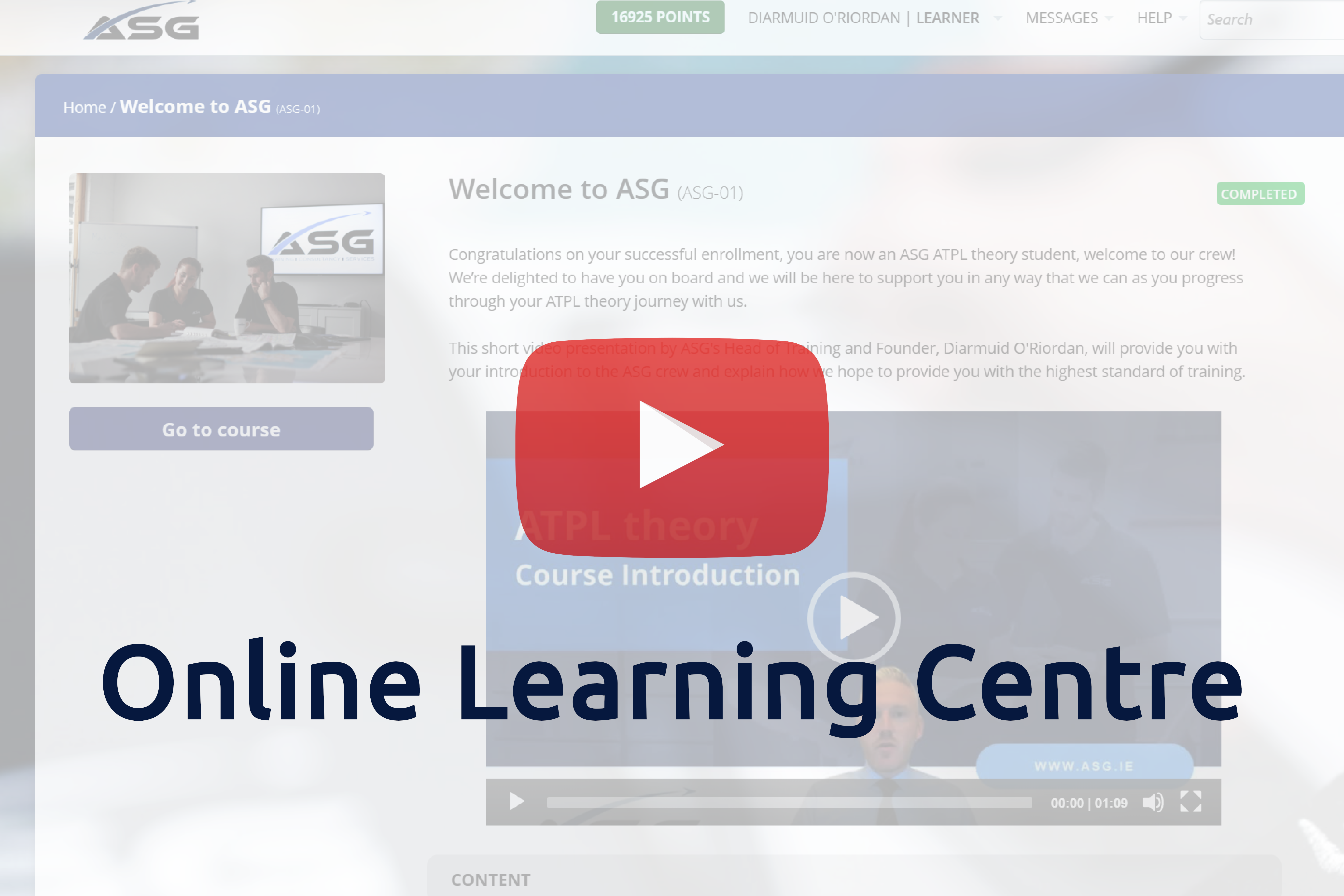 ASG Online Learning Centre