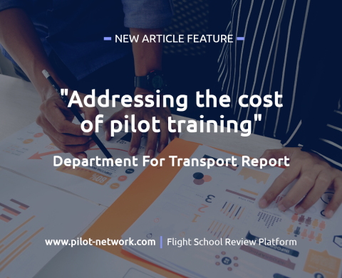 Department for Transport Report Addressing Cost of Flight Training